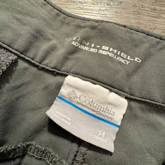 Columbia Pants Womens 14 gray Convertible Omni Shield Outdoor Activewear 34x29 - Picture 3 of 12